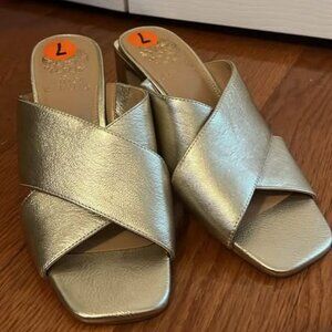 Vince Camuto Gold Heels